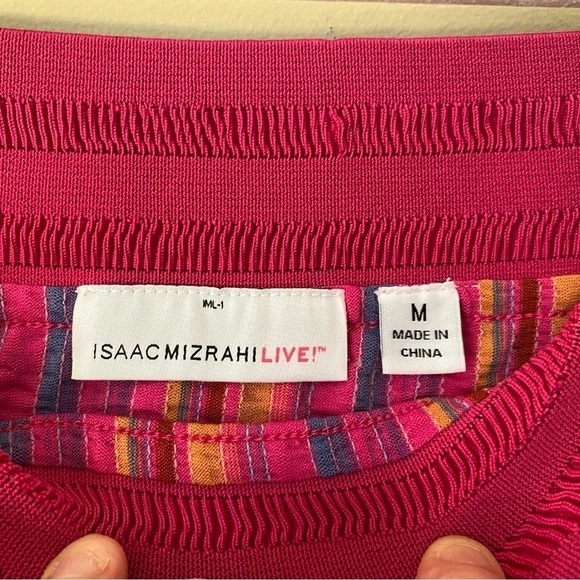 Isaac Mizrahi Striped Maxi Skirt M - Picture 4 of 5